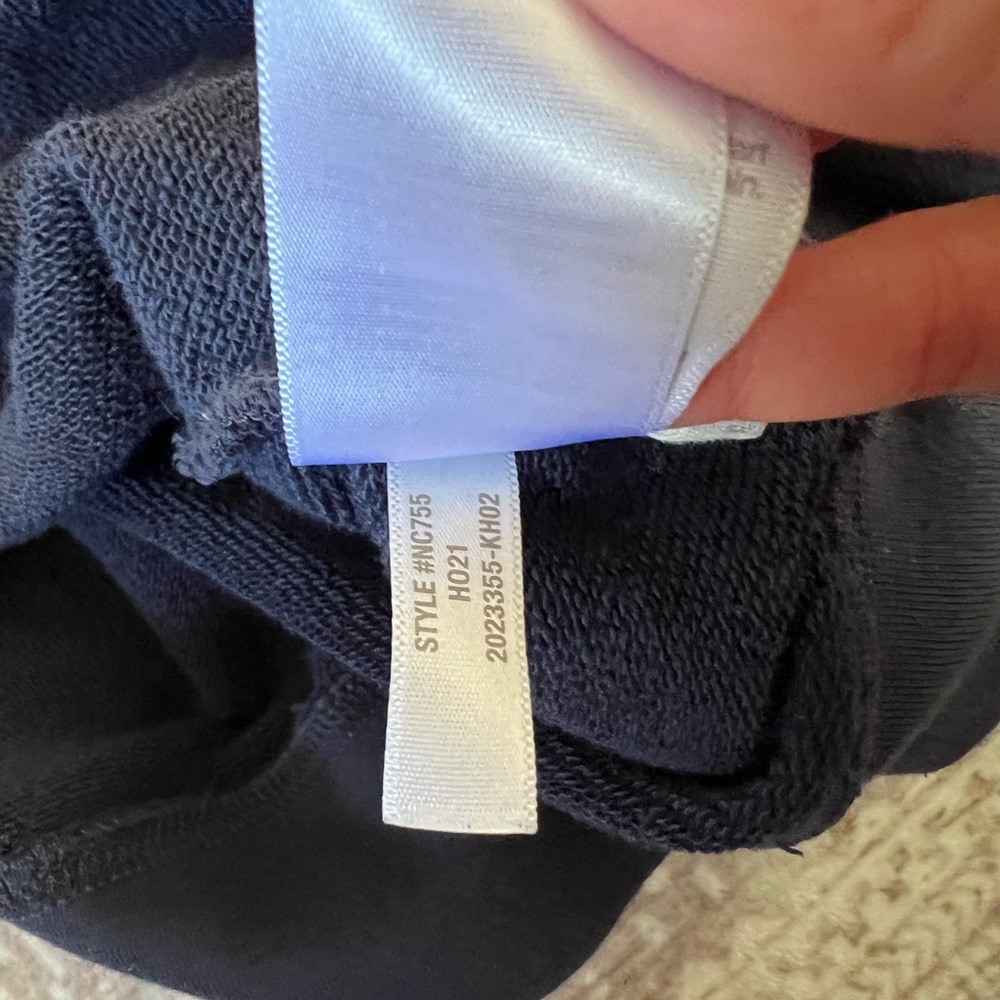 Madewell Dark blue Sweater with Striped Collar - Picture 6 of 6